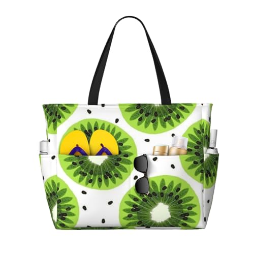 Sac fourre-tout kiwi grand sac de plage et cabas à bandoulière