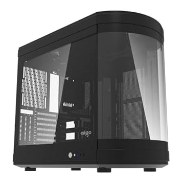 Gabinete Gamer Aigo ARC3 | Mid-Tower | Tipo Aquário | Vidro Panorâmico | 1 x USB Tipo C | 1 x USB 3.0 | Preto