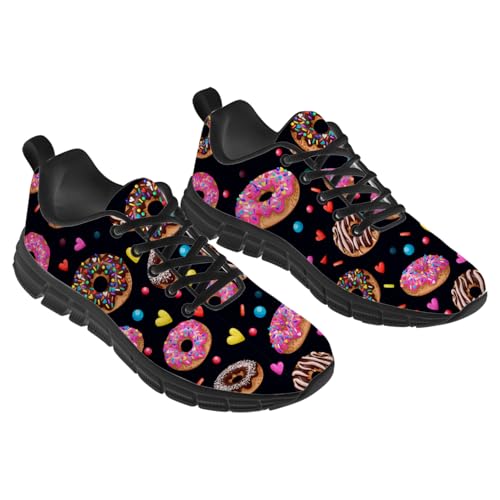 Donuts Shoes,Womens Running Shoes,Fashion Sneakers,Gifts for Her Him2