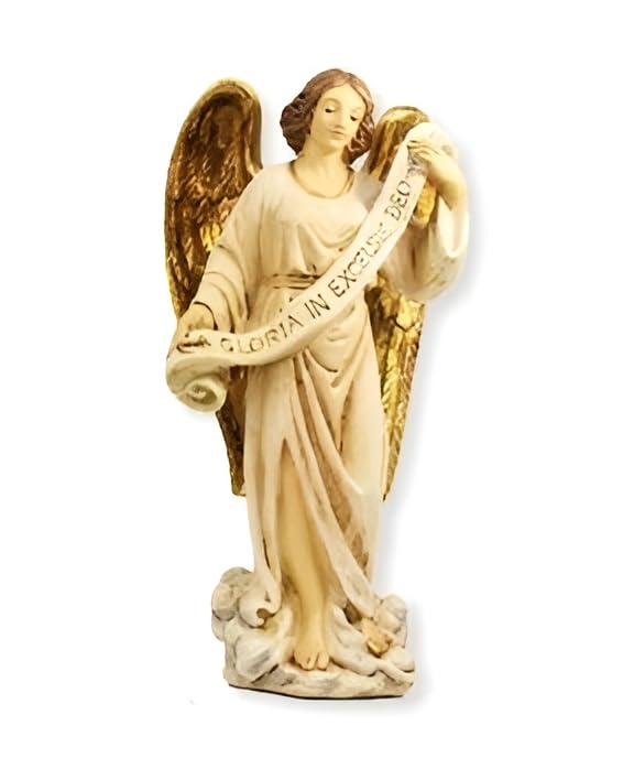 Kerstdecoratie FADEDA 12 x Johannes-kerststalfiguren, Hoogte: 25 cm, Handbeschilderd, Gedetailleerde Kerststalfiguren, Kribbe Accessoires