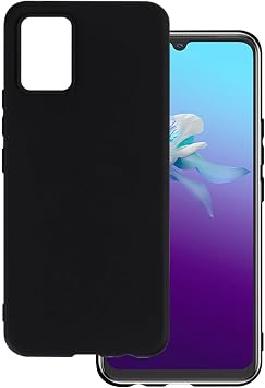 Phone Protective Case for Vivo V20 V2025 - Black | 6.44" Shockproof Gel TPU Soft Flexible Cover with Anti-Scratch & Military-Grade Anti-Drop