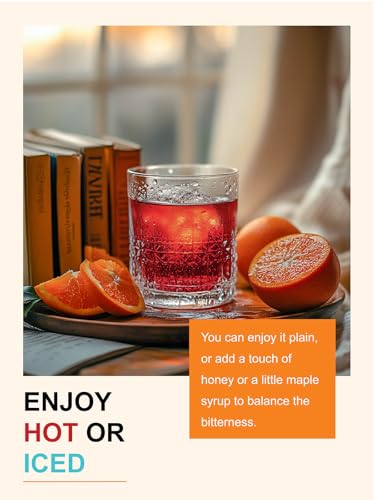 Image of TeeLux Orange Spice Tea, Blended Rosehips with Cinnamon & Hibiscus, Refreshing & Soothing Taste, Caffeine Free, 50 Count