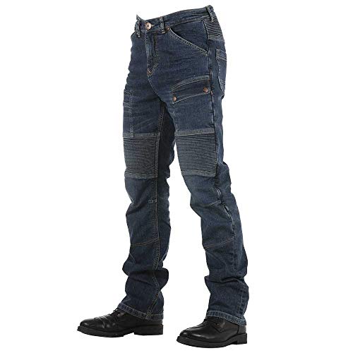 Overlap Road Smalt Jeans Hombre, Azul, Talla 29