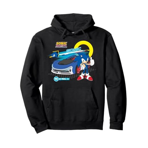 Sonic Racing CrossWorlds - Ready to Roll Sonic Pullover Hoodie