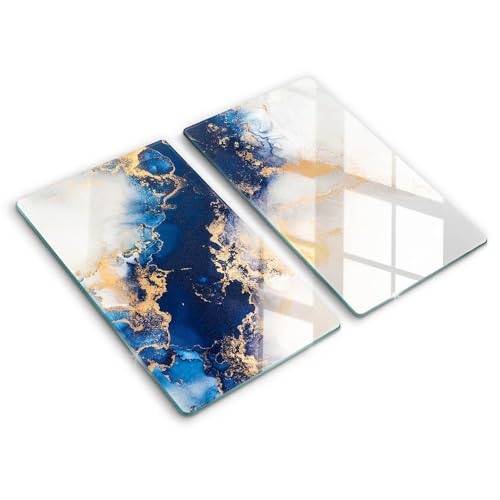 Plaque protection induction 2x30x52cm Wallfluent accessoire cuisson multifonction abstraction