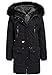 Produktbild khujo Damen Wintermantel Diana with Inner Jacket wattierter Kurzmantel mit Sweat-Einsatz