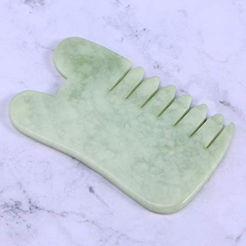 Gua Sha ferramentas de massagem raspagem para jade guasha pente ferramentas para cuidados com a mass