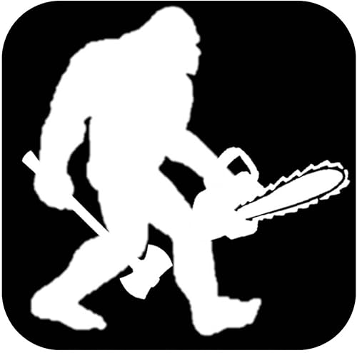 Bigfoot Logger Decal OS 439 6" sasquatch logging sticker motosierra hacha