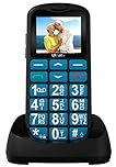 uleway Telefono Cellulare per Persone Anziane, G180 Senior, GSM Telefono Dual Sim con Tasti Grandi e Facile da Usare, Funzione SOS,Batteria di Grande Capacità, Volume Alto Con Base di Ricarica