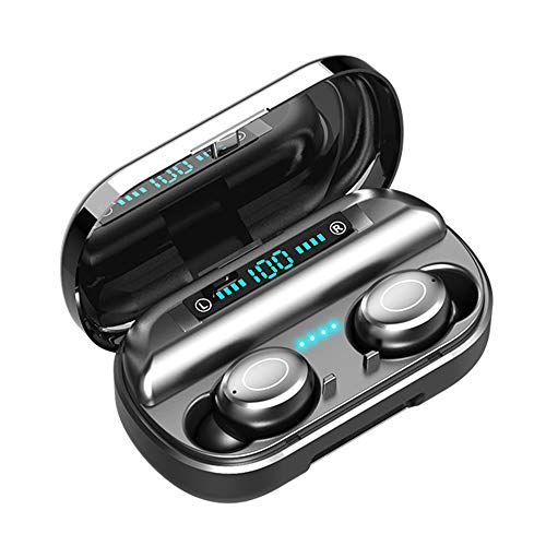 MENGZHEN Casque sans Fil Casque v9 TWS Bluetooth 5.0 sans Fil Mini écouteurs stéréo earphone10m Gamme Bluetooth stéréo Connexion Stable étui de Chargement Portable élégant Cover