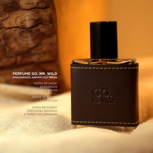 GO. Man Perfume Go Mr Wild Edp Amadeirado Aromático Fresh 50Ml