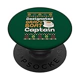 Thanksgiving - Capitaine de saucière désigné PopSockets PopGrip Interchangeable
