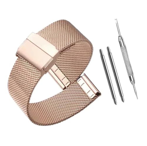 Bracelet de montre milanais en acier pour remplacer un bracelet usé de 18 mm