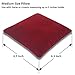 Resonant Energies 6.5 Inch Square Red Velvet Tiara & Crown Display Pillow Stand, 'Bean Bag' Support, TPV4M