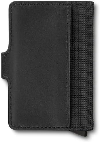 Victorinox Altius, deri kart cüzdanı, RFID korumalı cüzdan, İsviçre yapımı, kart kılıfı, Siyah, Ölçü Birimi - Görsel 2