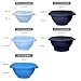 Tupperware Heritage Collection, New 36 Piece Food Storage Container Set in Vintage Blue, Dishwasher Safe and BPA Free (18 containers, 18 lids)