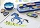 Faber-Castell 125001 - Farbkasten Connector, 12 Farben, blau, 1 Stück, 12er farbkasten