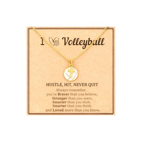 ZEATHAN Volleyball Softball Soccer Necklace for Women