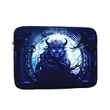 YYHWHJDE Mysterious Totoro Pattern Shockproof Portable Laptop 12 inch Sleeve Bag for Men and Women - Ideal for Business Travel, School, and Daily Use