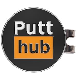 Shanker Golf Ball Marker – PuttHub Funny Golf Ball Marker Hat Clip – Funny Golf Accessories – Parody Magnetic Golf Ball Marker – Rude Golf Ball Marker Tool – The Perfect Funny Golf Gift for Men