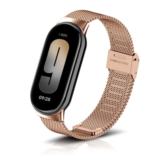 [YealRed] �o���h For Xiaomi Smart Band 10/9/8�p �����p�X�g���b�v �ւ��x���g �V���I�~ �o���h 10/9/8 �p �X�e�����X�X�`�[�����^�� ���� ���t���ȒP ���߉\�ȃr �j�����p �x���g �R���p�`�u��Xiaomi
