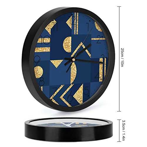 Pendule murale silencieuse dorée, le cadeau idéal pour une crémaillère - 3