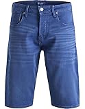 JACK & JONES Herren Jeans Shorts Jjiron 956 Kurze Hose Herrenhose Hosen Jeans (XXL, Blau (Blue Denim Fit:REG))