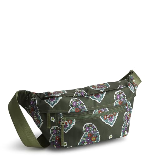 Vera Bradley Ripstop Portnoy Belt Bag, Kew Gardens Green