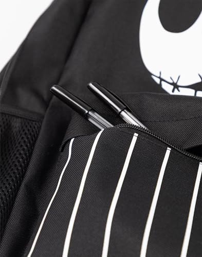 Mochila de Jack Skellington resistente para llevar libros pesados sin dañar la espalda 6