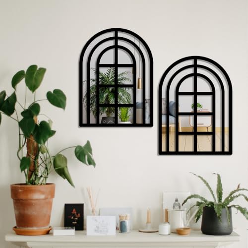 Image of Sehaz Artworks Home Decoration Items for Living Room | Wall Hanging Decoration | Wall Decor Items for Bedroom | Decorative Mirror for Wall Decorationss | Jharokha Wall Decor Item for Living Room
