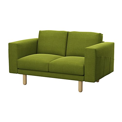 Soferia - IKEA NORSBORG Funda para sofá de 2 plazas, Elegance Green