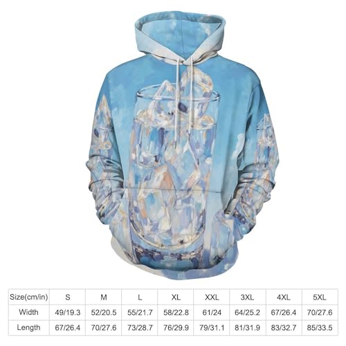 Pull imprimé 3D glaçons pour look Harajuku urbain - 6