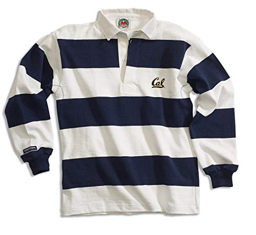 Shop College Wear University of California Berkeley Cal Rugby Shirt-White/Navy