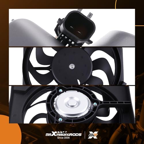 Image of maXpeedingrods Radiator Cooling Fan Assembly for Jeep Cherokee 1997 1998 1999 2000 2001, 67400782 52028337AC 620560
