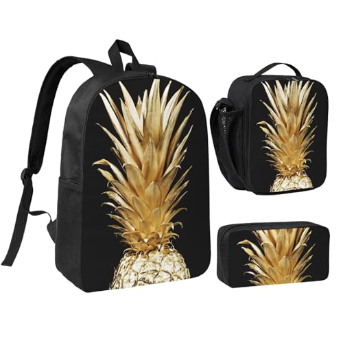 Sac à dos d'école léger avec boîte à déjeuner pour soulager le dos