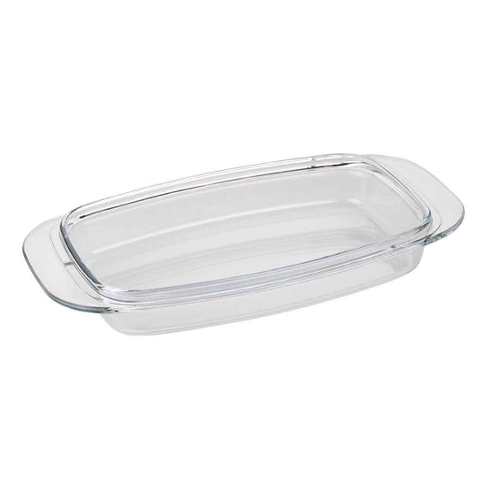 Tescoma 601939 Rostiera antiaderente con Coperchio in vetro, 39x22x17 cm