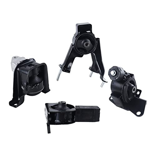 FEIDKS Engine Motor Mount Set of 4PCS Compatible with 2003-2008 Toyota Corolla Matrix Pontiac Vibe 1.8L Automatic Vehicles Replacement for A4220 A4219 A4218 A4221