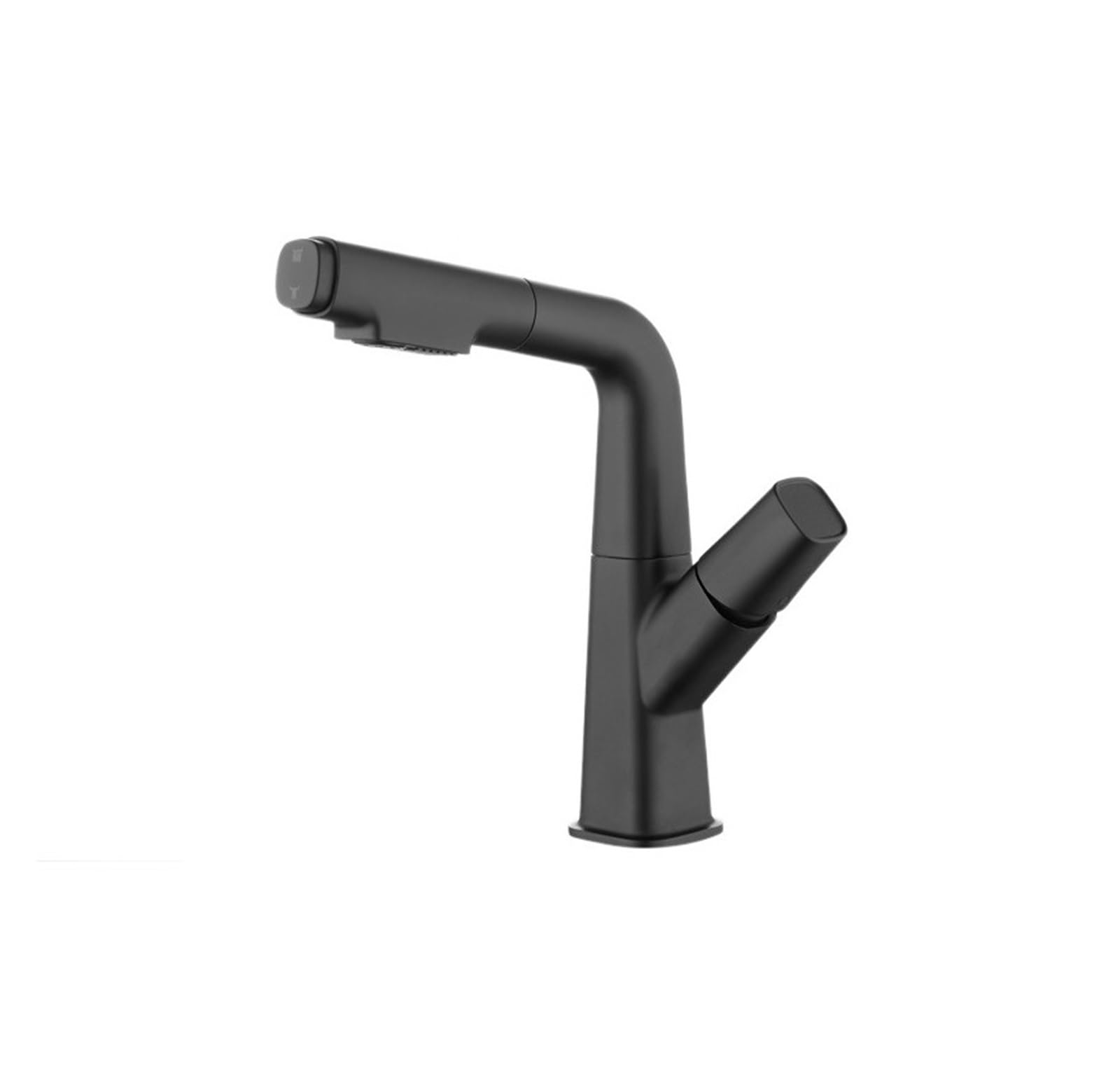 Grifo lavabo agua fría caliente LWX blanco con rotación 360 grados