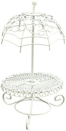 Mesa de sombrilla coleccionable de 5 pulgadas para jardín de hadas