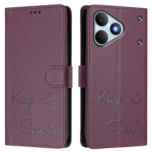 �P�[�X�J�o�[ �Ή��@�� for Realme Note 80 4G �J�[�h�X���b�g �}�O�l�b�g�N���X�v�t���b�v�X�^���h�E�H���b�g�J�o�[ Violet