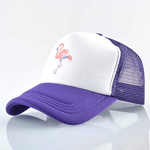 sdssup Gorra de béisbol con Gorro de Malla para Hombres de Verano, púrpura M (56-58cm)