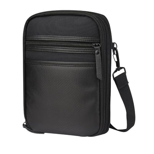 XINYIN Bolsa de hombro de piel sintética para hombre, bolsa cruzada para tácticas, bolsa de pecho para viajes, senderismo, camping