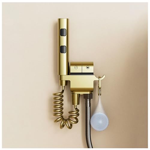 Billg Kit De Rociador de Bidé 2 En 1 Potente Chorro y Amplia Pulverización Pulverizador para Bidé de Mano Duchas Higienicas para WC para Lavado de Inodoros Higiene Personal