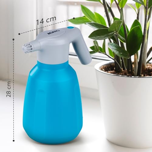 Image of AGARO Elite 2L Electric Sprayer Bottle, Automatic Watering of Indoor /Outdoor Plants, Rechargeable, Power Sprayer with Adjustable Spout for Garden, Fertilizing, Cleaning