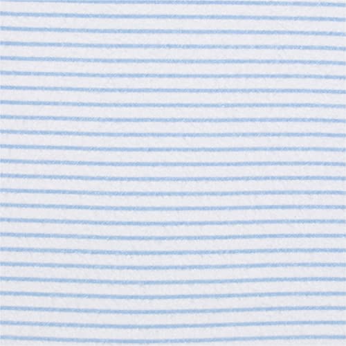 Image of Gerber Boys Newborn Infant Baby Toddler Nursery 100% Cotton Flannel Receiving Swaddle Blanket, Space Blue, Pack of 5