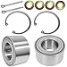 BIGLKNM Rear Wheel Bearing Kit & Ring Clip Compatible with Polaris Sportsman Ranger ACE 335 400 450 500 570 600 700 800 OEM 3585502 3514635