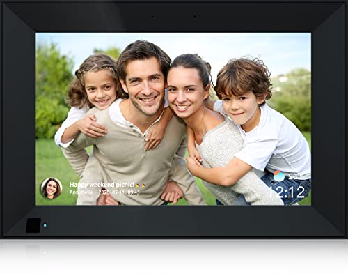 Digital Photo Frame 10.1 Inch WiFi Digital Picture Frame with 1280 * 800 IPS Full HD Touchscreen Humblestead 32GB WiFi Smart Frame Share Photos and Videos Instantly from Anywhere via AiMOR App