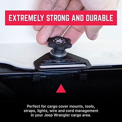 Gpca - Gp Star Thumb Screws And D-Plates Set, Easy-To-Install M8 Bolt & Tie Downs, For Quick Cargo Cover Installation, Jeep Wrangler Accessories For 4Xe, Jl, Jt, Jk And More, Patented, 6 Packs #TOP5
