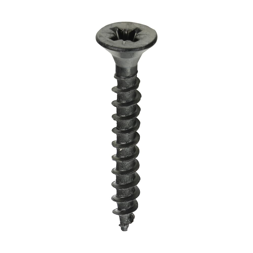 Timco Countersunk Black Organic Woodscrews4.0 X 30 (25Pcs) from B&Q