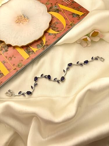 Image of Anti-Tarnish Tulip Bracelet for Women Stylish | Gold Plated Bracelet for Women | Fairy Bloom Rapunzel Bracelets | Daily Wear Gifting Jewellery | Gift for Anniversary